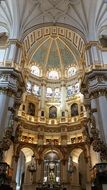 interior of the Granada cathedral