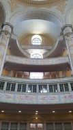 scenic interior of the Dresden frauenkirche