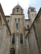 romanesque monastery in Cluny