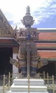 guard dragon in Bangkok temple