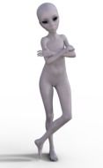 Alien Science Fiction as a 3D drawing