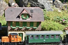 railway in the mountains of Germany