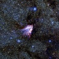 picture of messier 17 space