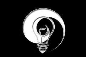 Lamp of idea clipart