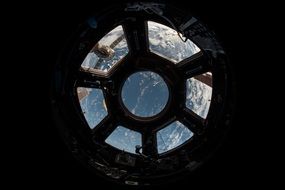 windows in the international space station