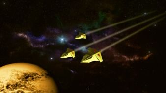 alien planes in space