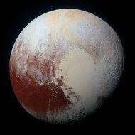 Pluto in true color