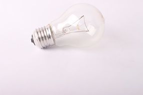 Lying classic light bulb