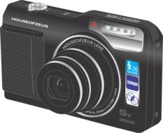 digital camera as a graphic illustration