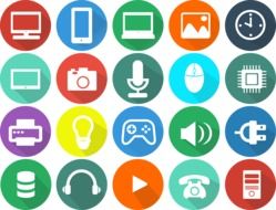 Symbols in the computer as an illustration