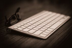 white Technology Keyboard