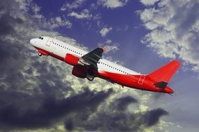 airbus in flight