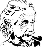 Portrait of Albert Einstein