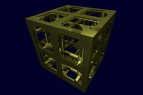 geometry in the design of a cube