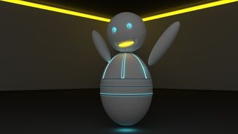futuristic robot like machine