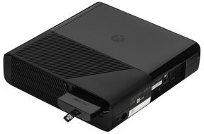 Xbox 360 E, external hard drive, drawing