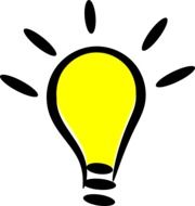 Cartoon Icon Light Bulb Symbol drawing