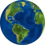 World Earth drawing