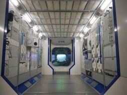 interior of Esa Spacelab, nobody