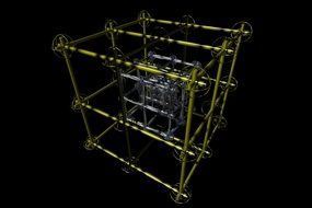 geometry in the design of an unusual cube in the dark