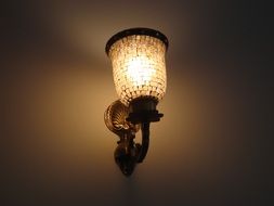 wall lamp in the house