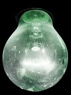 light bulb with green grass
