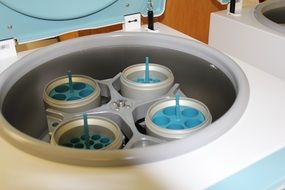 Centrifuge in the laboratory