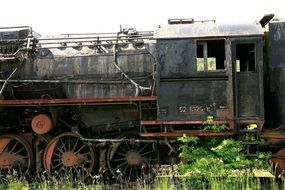 old tow locomotive