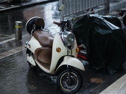 Scooter on a street