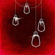 hanging light bulbs