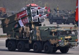 parade of military equipment in pakistan