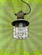 Spotlight with lamp clipart