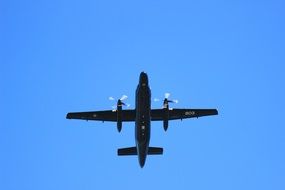 Propeller Plane at sky