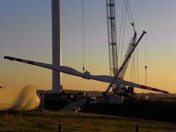 installation of wind turbine