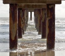 ocean under the pier