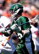 player with a stick in lacrosse