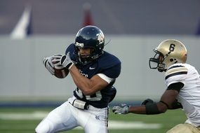 two american football players