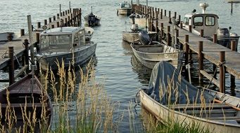 old Port Boats, lake chiemsee