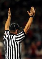 referee on a field in american football