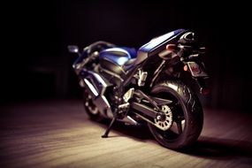 motorcycle of a sports style