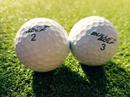 two Golf Balls