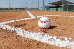 Baseball Field and ball