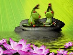 ceramic frog Sport Gymnastics