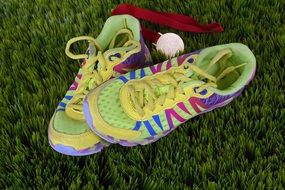 green Running Shoes