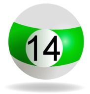 bowling ball number 14