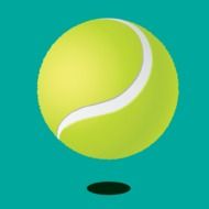 Tennis Ball jump drawing