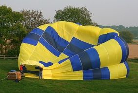 deflated hot Air Balloon