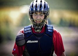Baseball catchers mask