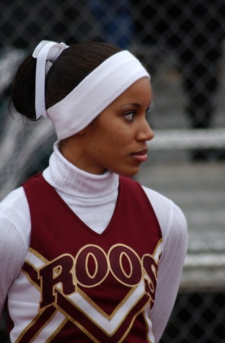 photo of a sports fan girl
