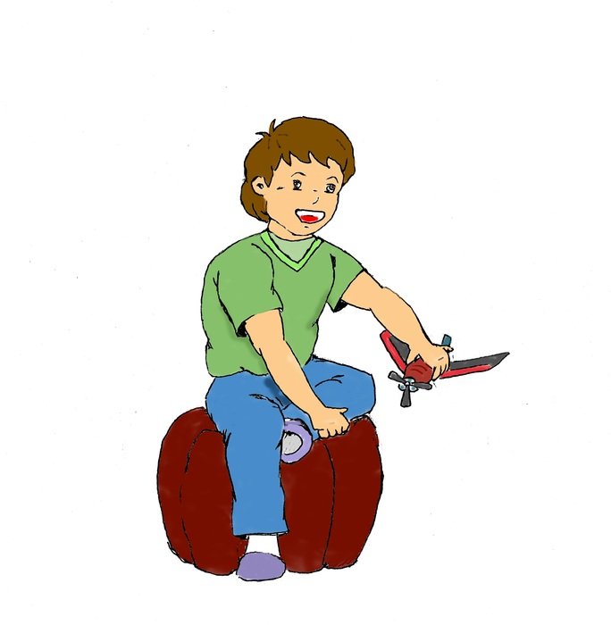 Boy Games drawing
